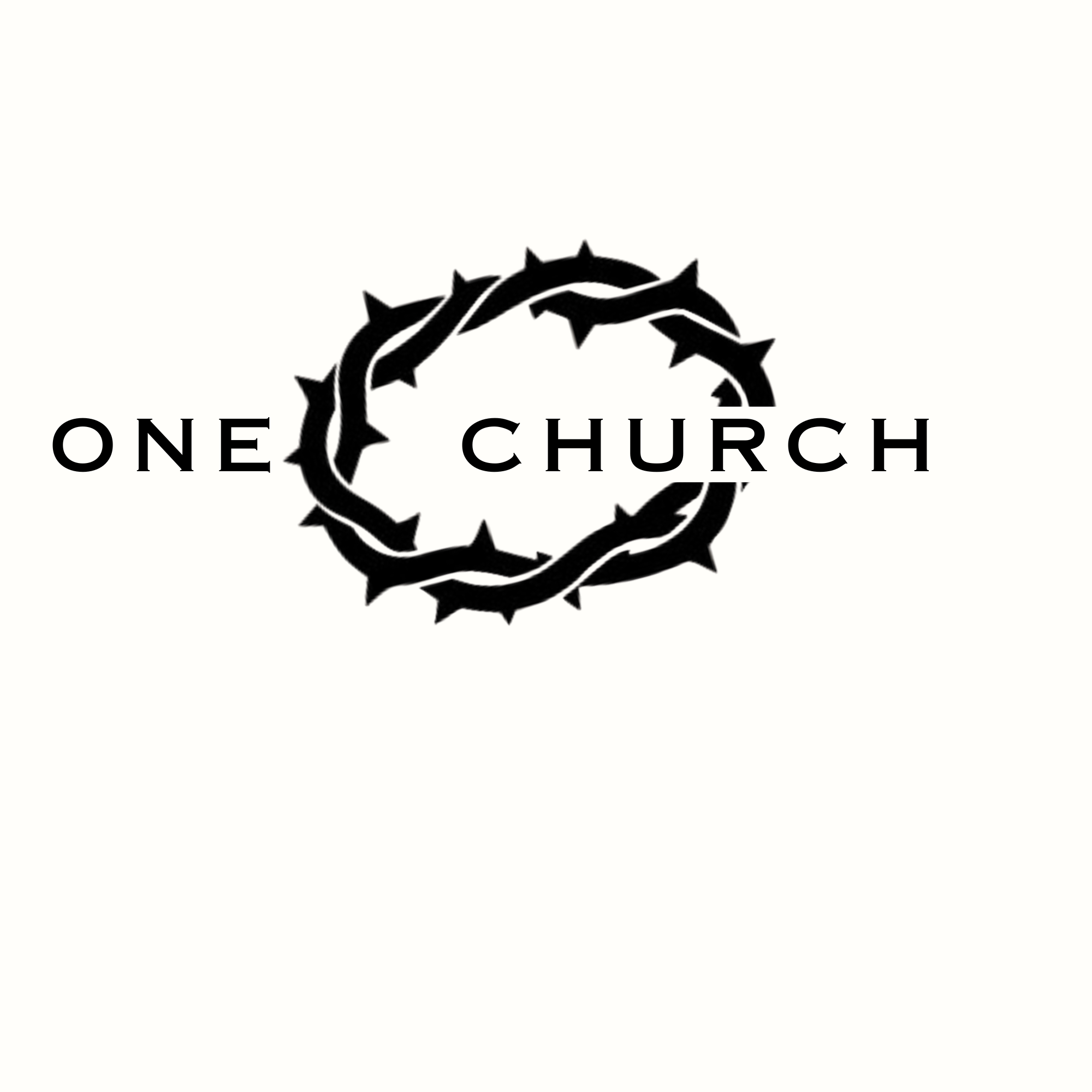 One Church logo — a crown of thorns surrounding the words One Church